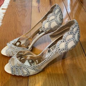 Badgley Mischka bridal heels